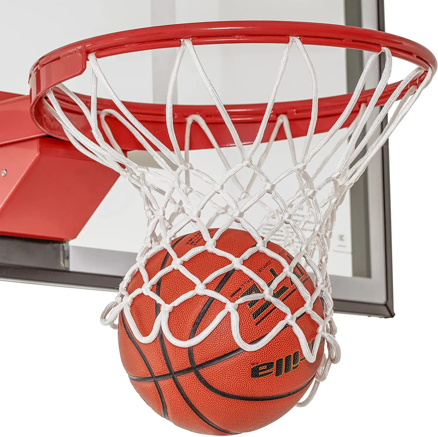 polyester basketball net 12 hoops with net bag sports netting white color high quality, White/blur/red
polyester basketball net 12 hoops with net bag sports netting white color high quality, White/blur/red