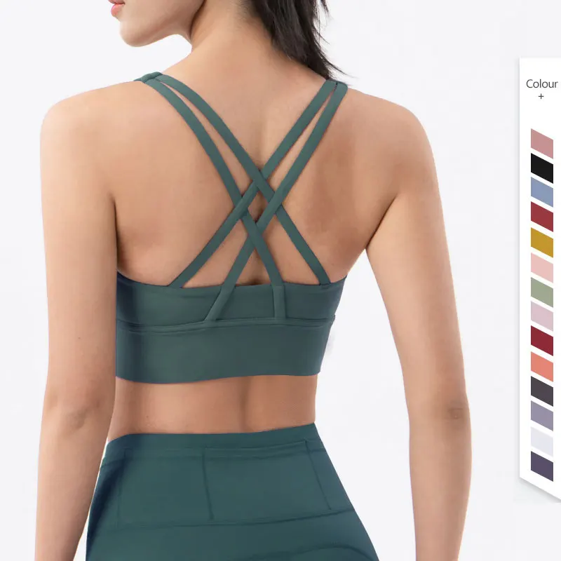 Fashion Breathable Shockproof Cross Halter Neck High Impact Sports Bra With Removable Cups Fitness Workout Sports Yoga Bras
Fashion Breathable Shockproof Cross Halter Neck High Impact Sports Bra With Removable Cups Fitness Workout Sports Yoga Bras