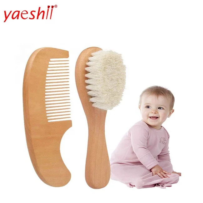 Yaeshii 2019 head scalp wool hair baby brush and comb set wooden baby hair brush, Customized color
Yaeshii 2019 head scalp wool hair baby brush and comb set wooden baby hair brush, Customized color