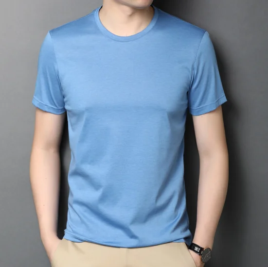 Mulberry Silk Short Sleeve Anime Men Summer T-shirt Personnalisable, Customized color
Mulberry Silk Short Sleeve Anime Men Summer T-shirt Personnalisable, Customized color