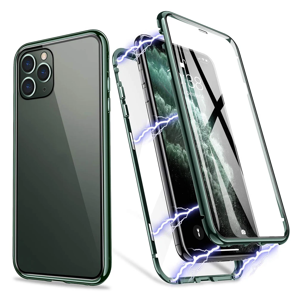 Laudtec 360 Shockproof Magnetic Phone Case For iPhone 11 Pro Tempered Glass Phone Cases For iPhone 11 Pro Max
Laudtec 360 Shockproof Magnetic Phone Case For iPhone 11 Pro Tempered Glass Phone Cases For iPhone 11 Pro Max