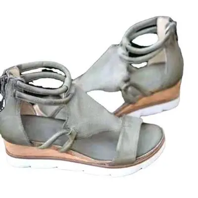 Amazon's new summer 2021 wedged-heel peep-toe sandal for women 43 large single shoes, As shown in figure
Amazon's new summer 2021 wedged-heel peep-toe sandal for women 43 large single shoes, As shown in figure