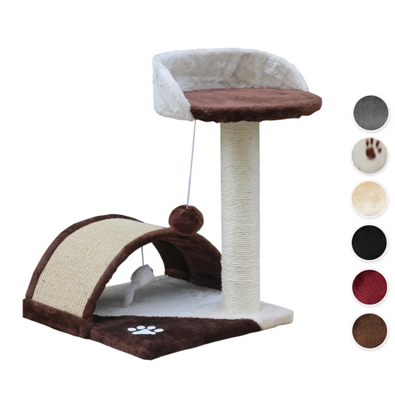 simple design pet toy cardboard cat tree house