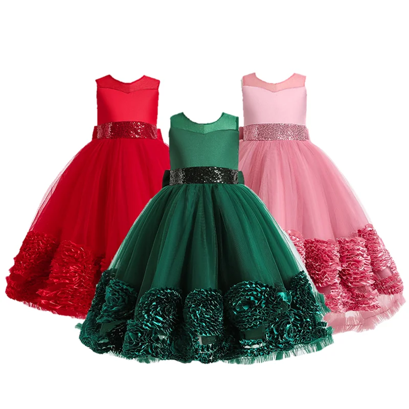 Hot Sale Applique Sleeveless tailing Tulle flower puffy dresses long ball gown kids wedding party dress
Hot Sale Applique Sleeveless tailing Tulle flower puffy dresses long ball gown kids wedding party dress