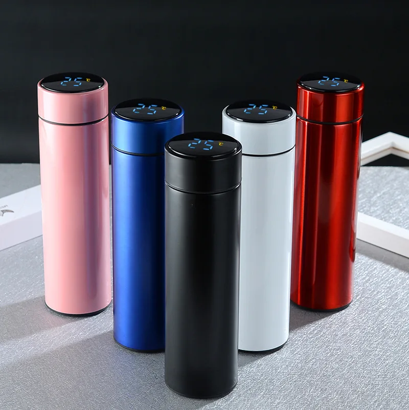 Hot Selling High Grade 500ml Vacuum Double Wall Thermal Insulated Stainless Steel Smart Water Bottle, Customized
Hot Selling High Grade 500ml Vacuum Double Wall Thermal Insulated Stainless Steel Smart Water Bottle, Customized