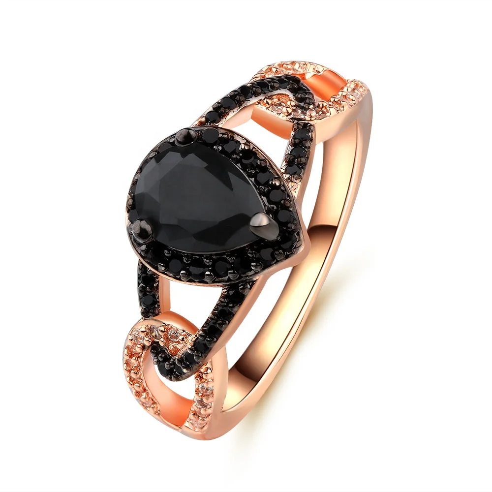 Simple Stylish Female Drop Shape Black Zircon Ring Creative Hollow Women Rings Wedding Band Jewelry, Picture
Simple Stylish Female Drop Shape Black Zircon Ring Creative Hollow Women Rings Wedding Band Jewelry, Picture
