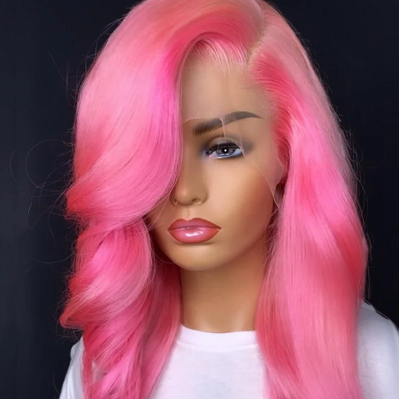 Drop Shipping Loose Wave Brazilian Pink Human Hair Lace Front Wig With Baby Hair Transparent Lace
Drop Shipping Loose Wave Brazilian Pink Human Hair Lace Front Wig With Baby Hair Transparent Lace