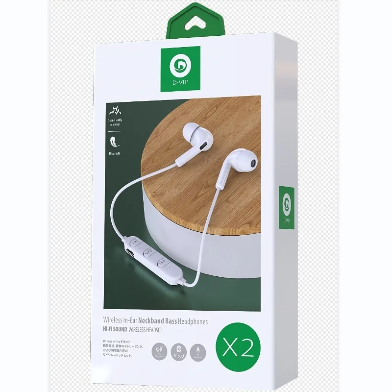 X2 - Hotselling TWS Hanging neck earphone 5.0 Version Stereo sound Long-lasting playing time Fully compatible OEM ODM, White
X2 - Hotselling TWS Hanging neck earphone 5.0 Version Stereo sound Long-lasting playing time Fully compatible OEM ODM, White