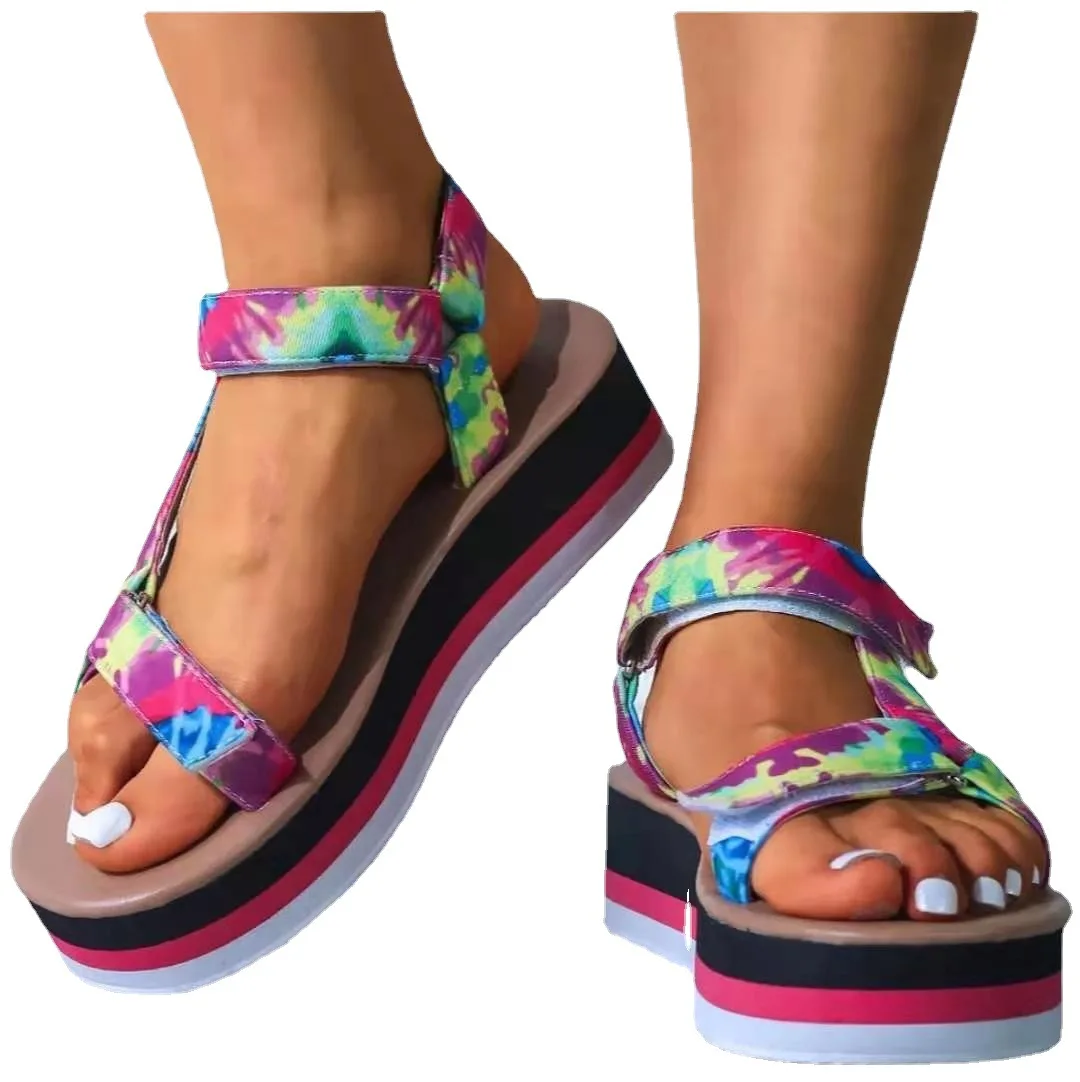 Wholesale Outdoor Beach Sandals 2021 New Women Summer New Soft-Slip Non-Slip Sandals Tie Dye Color Foam Sole Durable Sandals, Total 3 colors
Wholesale Outdoor Beach Sandals 2021 New Women Summer New Soft-Slip Non-Slip Sandals Tie Dye Color Foam Sole Durable Sandals, Total 3 colors