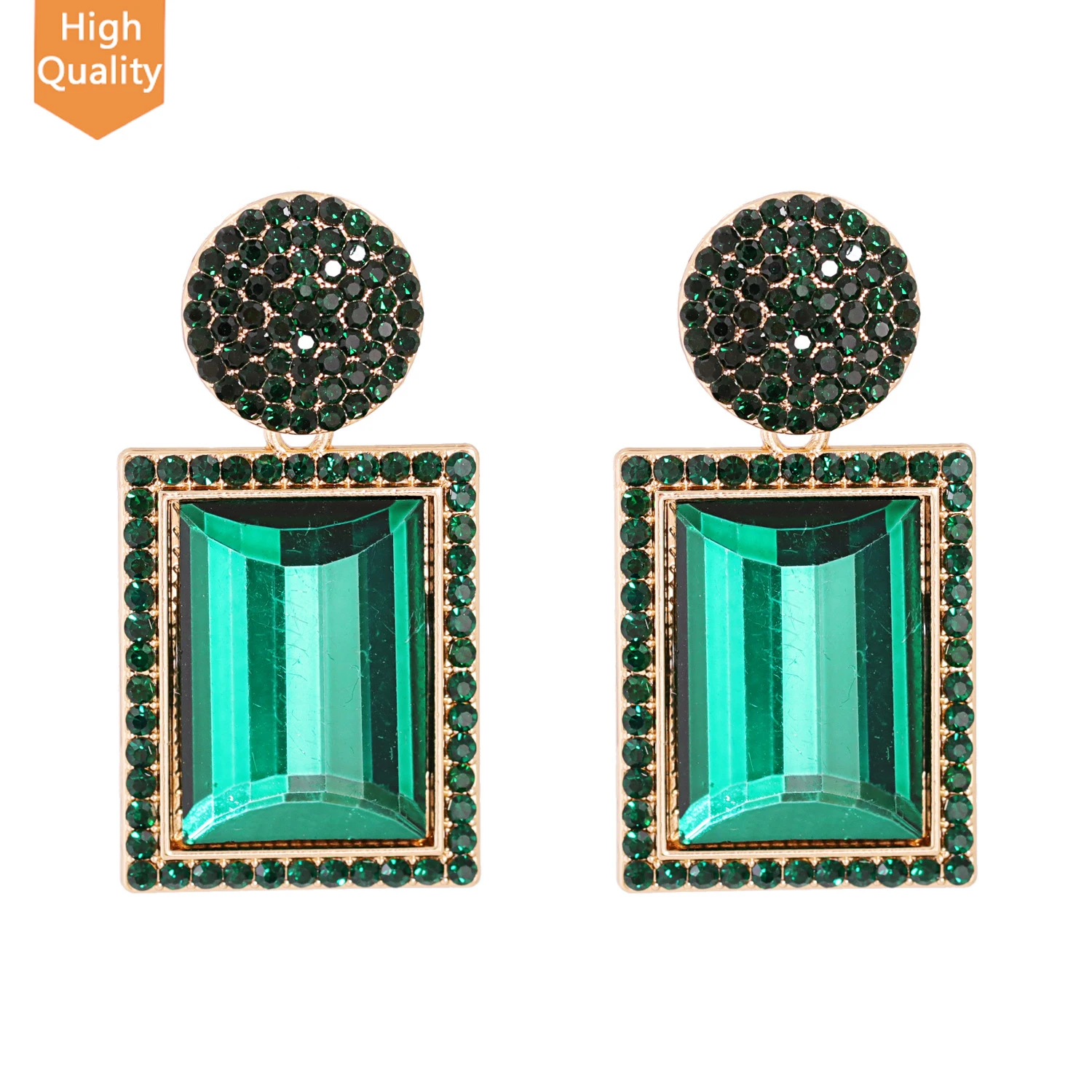 Fashion Glass Dangle Earrings For Women Shiny Rhinestone Square Pendant Drop Ear Jewelry Girl Gifts
Fashion Glass Dangle Earrings For Women Shiny Rhinestone Square Pendant Drop Ear Jewelry Girl Gifts