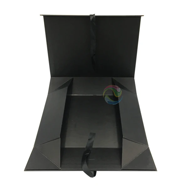 luxury flip top cardboard paper magnetic closure gift box with