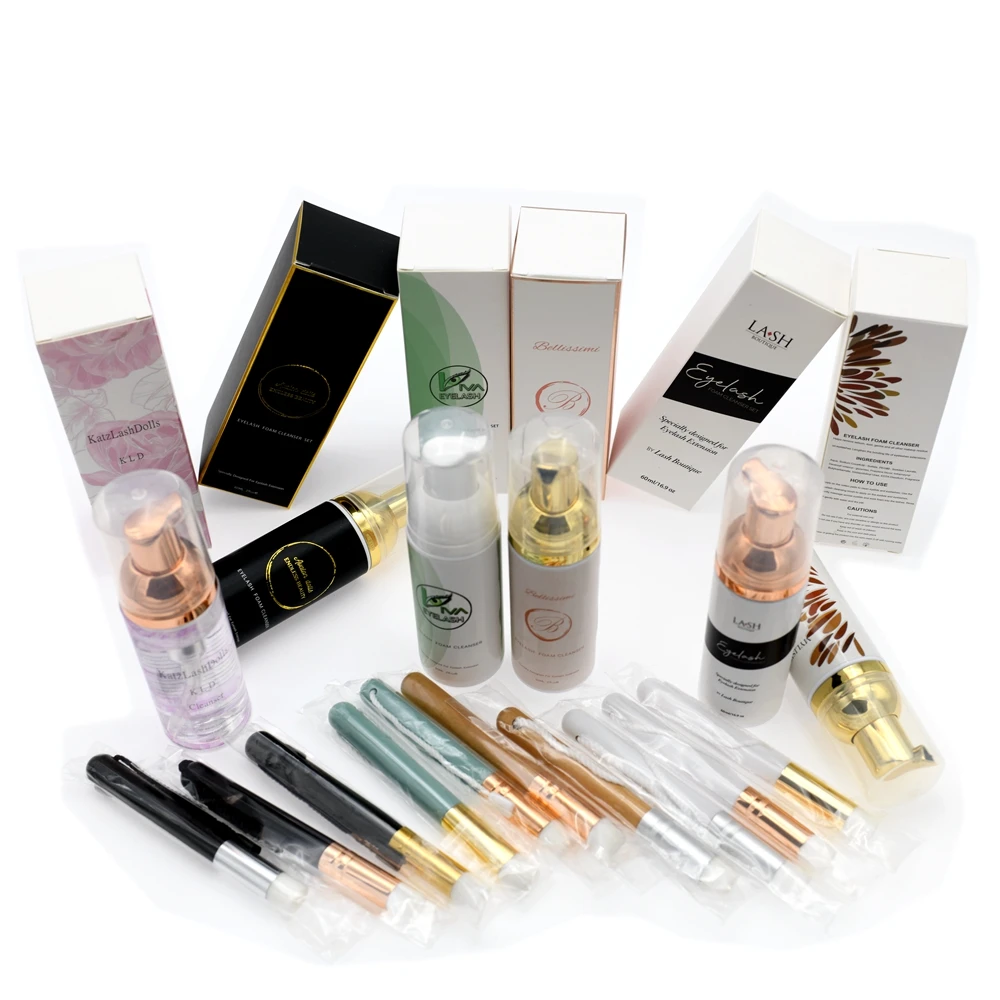 private label lash foam cleaner shampoing pour cils sashet eyelash and brow cleanser lash foam cleanser custom eye brow foam, Transparent
private label lash foam cleaner shampoing pour cils sashet eyelash and brow cleanser lash foam cleanser custom eye brow foam, Transparent