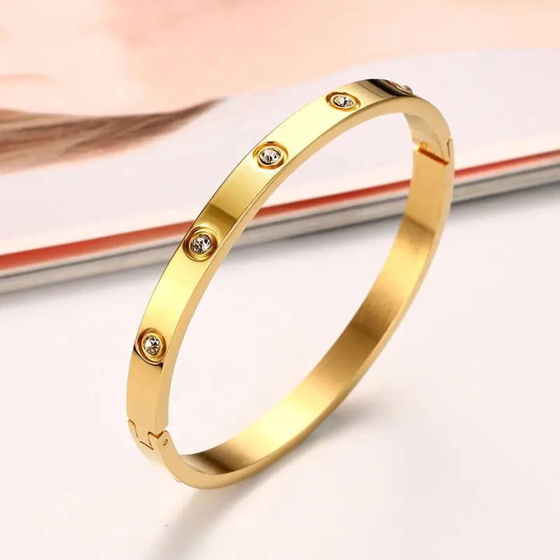2021 Amazon Fashion Luxury bracelets Bangle Men Women Couple LOVE Stainless Steel screw Bracelet, Gold silver rose
2021 Amazon Fashion Luxury bracelets Bangle Men Women Couple LOVE Stainless Steel screw Bracelet, Gold silver rose