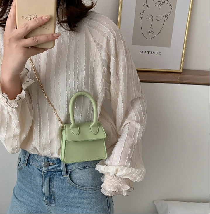 2021 New Fashion For Vegan Leather Crossbody Personality Cross-Slung Mini Handbag Children's Single Shoulder Chain Bag Bulk, Customized color
2021 New Fashion For Vegan Leather Crossbody Personality Cross-Slung Mini Handbag Children's Single Shoulder Chain Bag Bulk, Customized color