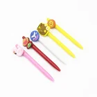 YQ0163 promotion ball pen with soft PVC ballpoint pen cute cartoon pen