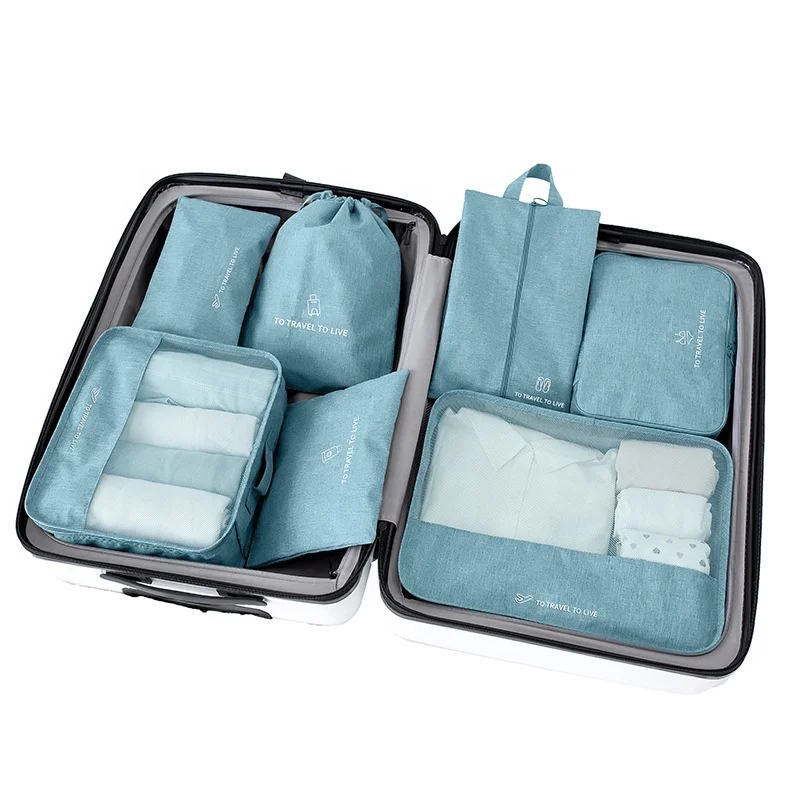7 in 1 Travel Organizer Bag set Lightweight Travel Luggage Organizer Bags Packing Cubes Travel bag Set
7 in 1 Travel Organizer Bag set Lightweight Travel Luggage Organizer Bags Packing Cubes Travel bag Set