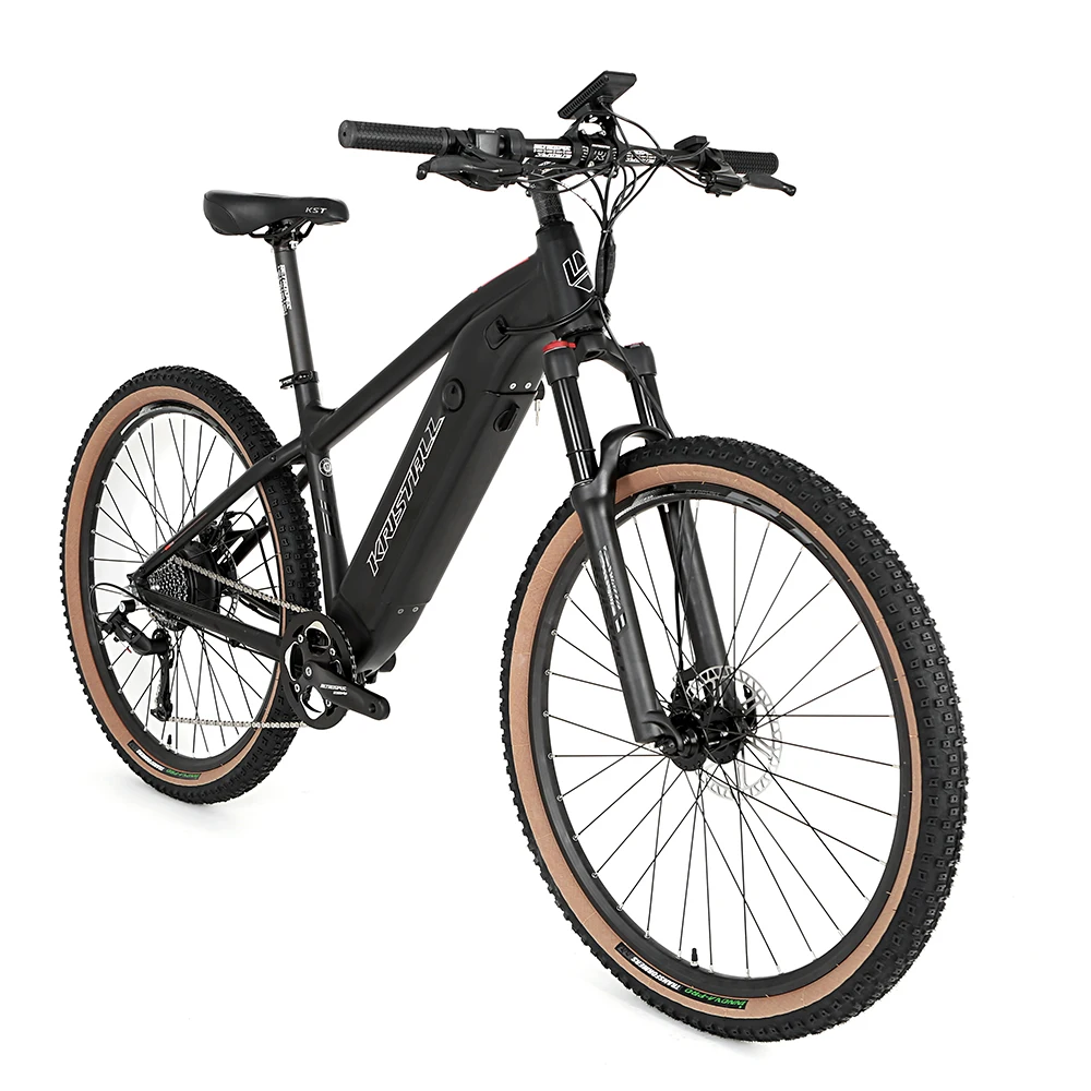 Factory Wholesale Adults 350W 500W Electric Mountain Bike with Hidden Lithium Battery 9 Speed E Bikes