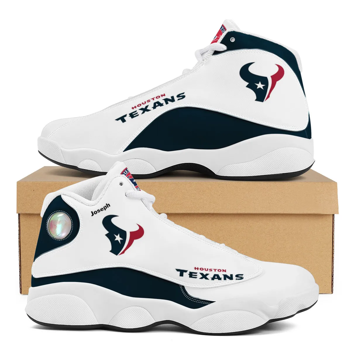 Wholesale New Texans Custom Name Print Logo Design Sport Fashion Sport Sneakers Unisex Breathable Football Team Casual Shoes
Wholesale New Texans Custom Name Print Logo Design Sport Fashion Sport Sneakers Unisex Breathable Football Team Casual Shoes