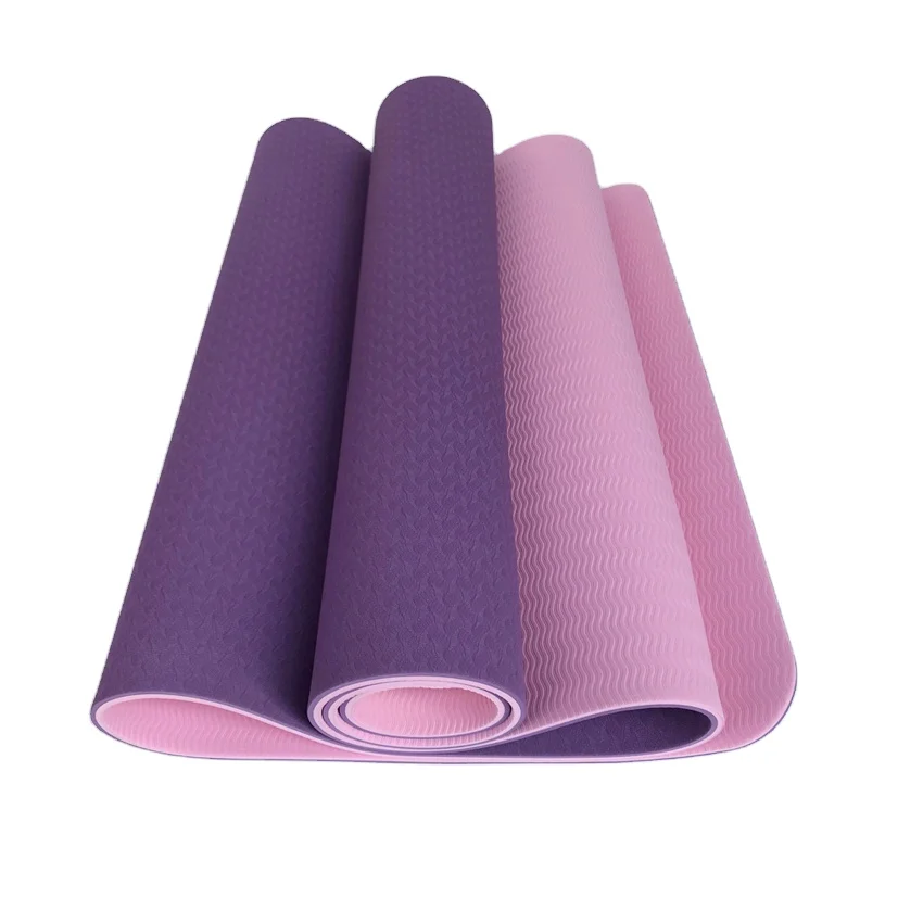 183x61cm 6mm anti-slip 6mm double layer cheap tpe fitness custom logo tpe yoga mat custom eco friendly, As picture
183x61cm 6mm anti-slip 6mm double layer cheap tpe fitness custom logo tpe yoga mat custom eco friendly, As picture