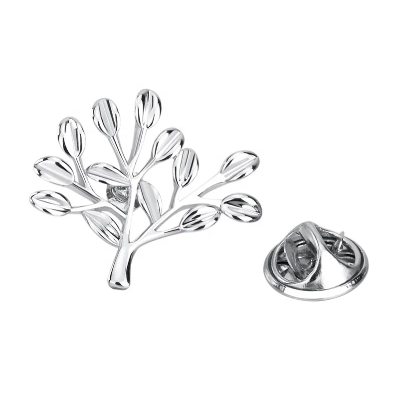 SAVOYSHI Fashion Silver Tree Branch Brooch Pin for Suit Dress Hats Bags pins Accessories Wholesale Support Customization
SAVOYSHI Fashion Silver Tree Branch Brooch Pin for Suit Dress Hats Bags pins Accessories Wholesale Support Customization