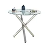 /product-detail/luxury-kitchen-furniture-stainless-steel-chromed-metal-chromed-glass-top-round-dining-table-set-62393685823.html