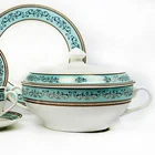 Set Dinnerware Sets 61pcs New Bone China Dinner Set With Popular Golden Designs Dinnerware Sets