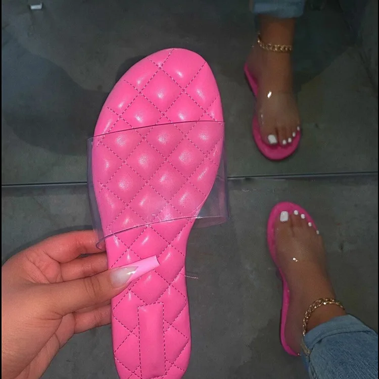 Large Size Women'S Shoes Transparent Flat Bottom Comfortable Casual Sandals Beach Shoes Ladies Summer Women Flat Slippers 2021
Large Size Women'S Shoes Transparent Flat Bottom Comfortable Casual Sandals Beach Shoes Ladies Summer Women Flat Slippers 2021