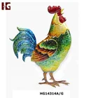 Iron pieces of colorful animal wall decoration