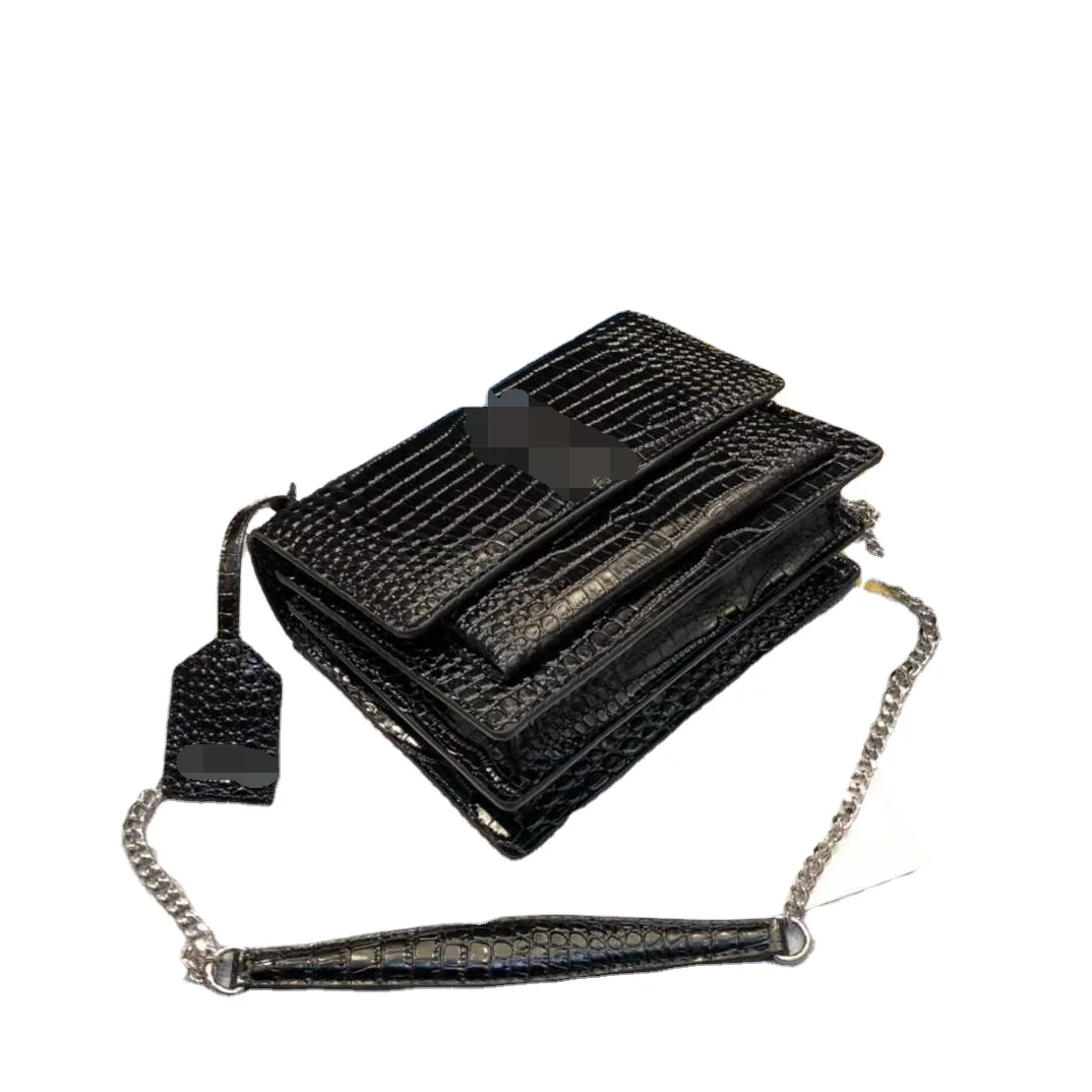 YY new style shoulder bag versatile fashion crocodile skin simple designer temperament luxury chain bag classic high-grade
YY new style shoulder bag versatile fashion crocodile skin simple designer temperament luxury chain bag classic high-grade