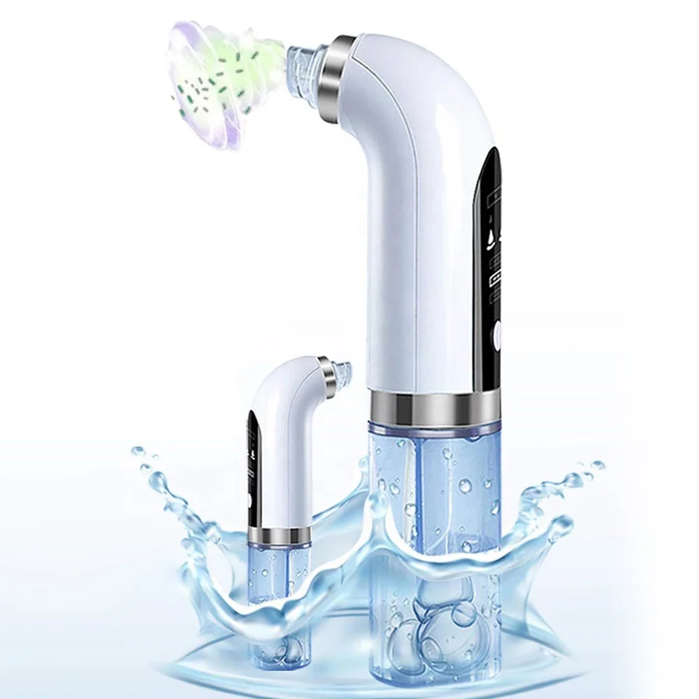 USB Rechargeable Electric Small Bubble Blackhead Remover Suction Vacuum, Water Cycle Blackhead Extractor Facial Cleanser Tool, White
USB Rechargeable Electric Small Bubble Blackhead Remover Suction Vacuum, Water Cycle Blackhead Extractor Facial Cleanser Tool, White