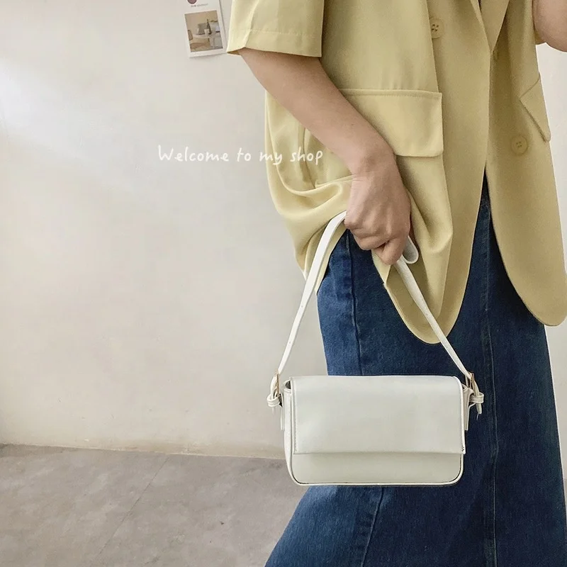 New Pu temperament shoulder bag simple and comfortable versatile Soft Leather Messenger Bag Fashion flip armpit bag
New Pu temperament shoulder bag simple and comfortable versatile Soft Leather Messenger Bag Fashion flip armpit bag