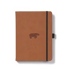 School supplies daily planner custom hardcover note book leather journal