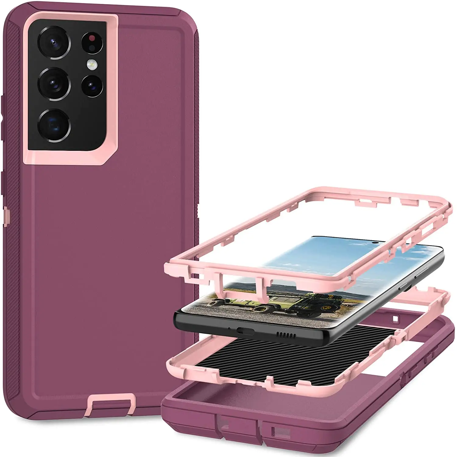 Tough Plus Protection Series Case Special Designed Solid Inner Soft TPU Rugged Phone Case For Samsung note20 ultra note20
Tough Plus Protection Series Case Special Designed Solid Inner Soft TPU Rugged Phone Case For Samsung note20 ultra note20