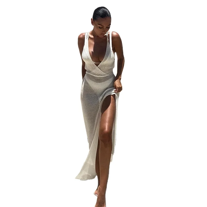 2021 New Arrival Fashion V-neck Backless Tie See-through Crochet 5 Colors Beach Halter Dress
2021 New Arrival Fashion V-neck Backless Tie See-through Crochet 5 Colors Beach Halter Dress
