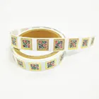 Custom Laser Sticker Colorful QR Code 3D Security Hologram Label