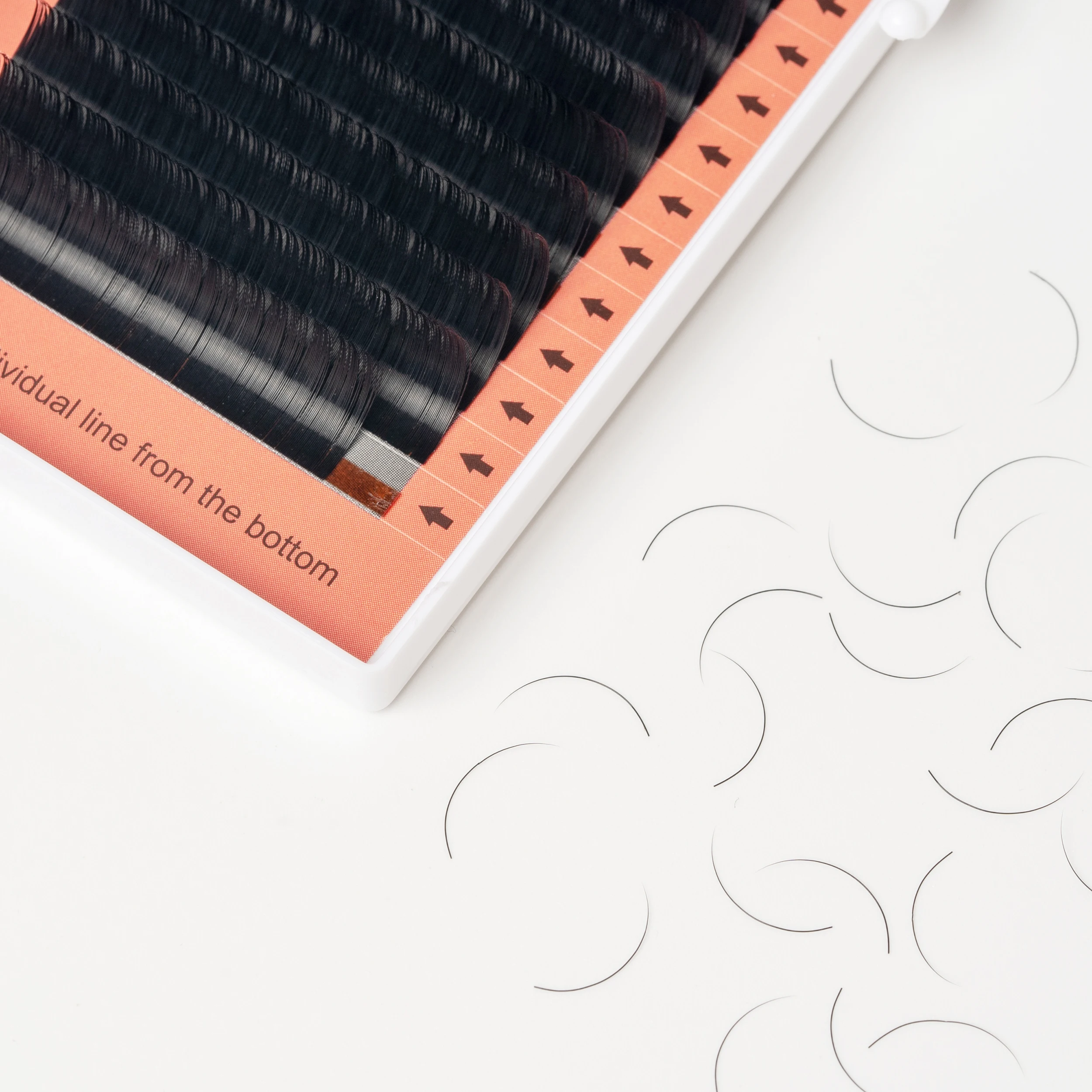 Graftingbeauty Wholesale lash extension supplies 0.03 0.05 0.07 0.10 lash tray 16 lines classic individual eyelash extensions, Natural black
Graftingbeauty Wholesale lash extension supplies 0.03 0.05 0.07 0.10 lash tray 16 lines classic individual eyelash extensions, Natural black