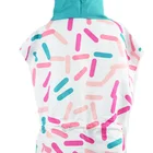 Children's printed New style custom design microfiber suede microfiber hooded cloak poncho towel