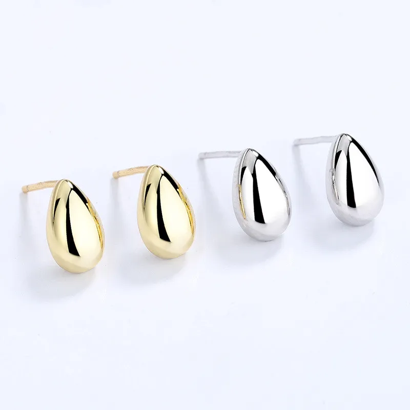fashion jewelry 925 sterling silver small earrings hollow water drop bean shape gold plated stud earrings for women
fashion jewelry 925 sterling silver small earrings hollow water drop bean shape gold plated stud earrings for women