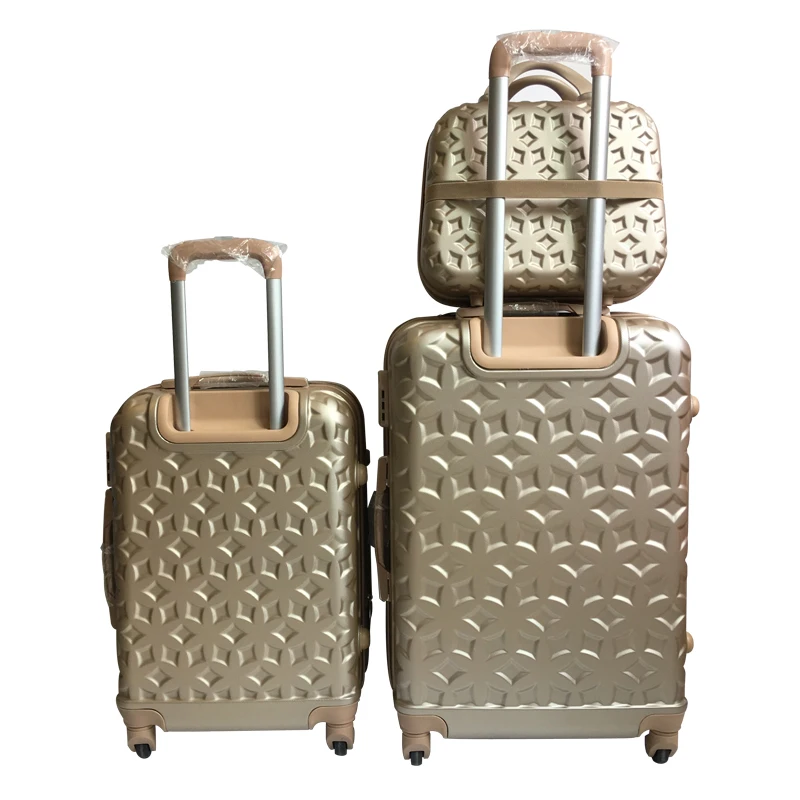 JXRH001 Durable ABS 20 24 28 inches Travel Bags Luggage Trolley Extendable Handle Suitcase 3 pieces of Luggage Bag, Gold
JXRH001 Durable ABS 20 24 28 inches Travel Bags Luggage Trolley Extendable Handle Suitcase 3 pieces of Luggage Bag, Gold