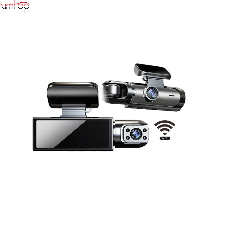 

New WiFi Dash Cam 3.16-inch Dual-lens Driving Recorder Front Inside Camera G-sensor Hd Night Vision Wide-angle Car Dvr