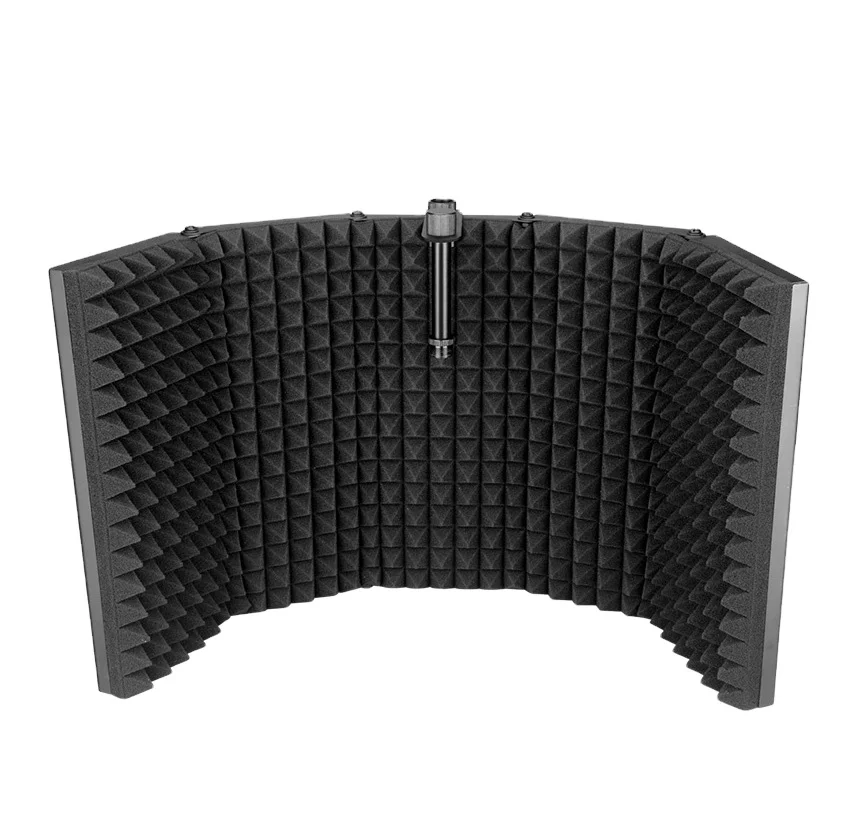 protector de aislamiento de sonido de microfono Filtro de reflexion de grabacion de microfono de estudio, Black
protector de aislamiento de sonido de microfono Filtro de reflexion de grabacion de microfono de estudio, Black