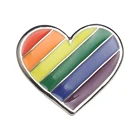 wholesale High quality metal nickel soft enamel heart shape lapel pins