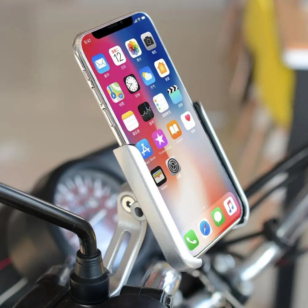 Aluminum Alloy Cycling Stand Bracket Adjustable Bike Bicycle Handlebar Phone Mount Motorcycle Rear View Mirror Phone Holder, Color
Aluminum Alloy Cycling Stand Bracket Adjustable Bike Bicycle Handlebar Phone Mount Motorcycle Rear View Mirror Phone Holder, Color