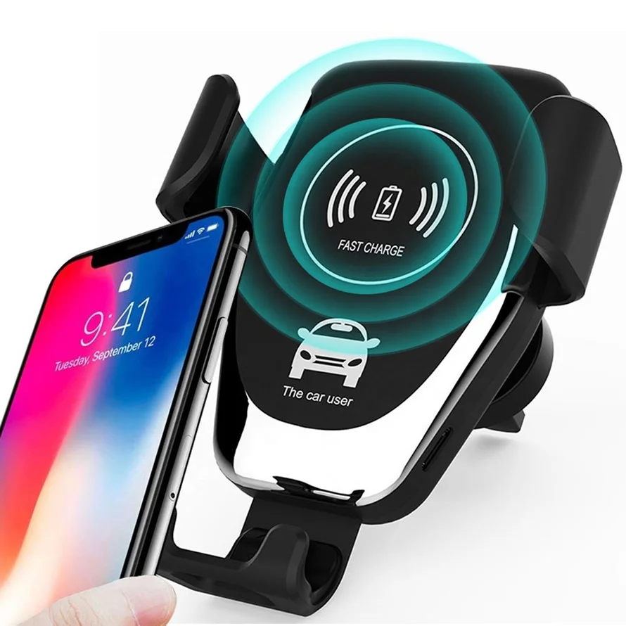 10W Wireless Car Charger Pad Auto Lock Mobile Phone Holder Stand Wireless Charging Car Charger, Black white
10W Wireless Car Charger Pad Auto Lock Mobile Phone Holder Stand Wireless Charging Car Charger, Black white