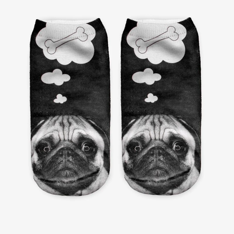 Unisex New 3D Digital Printed Puppy Socks Boat Socks Adult Short Cute Pug Socks, Colors
Unisex New 3D Digital Printed Puppy Socks Boat Socks Adult Short Cute Pug Socks, Colors
