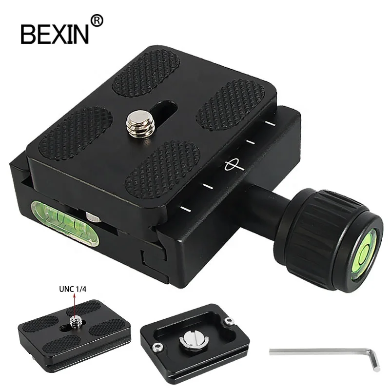 BEXIN QR-50S Camera Quick Release Plate Holder mount Tripod Adapter Outdoor Photography Accessories Non-slip Device High Quality, Black
BEXIN QR-50S Camera Quick Release Plate Holder mount Tripod Adapter Outdoor Photography Accessories Non-slip Device High Quality, Black