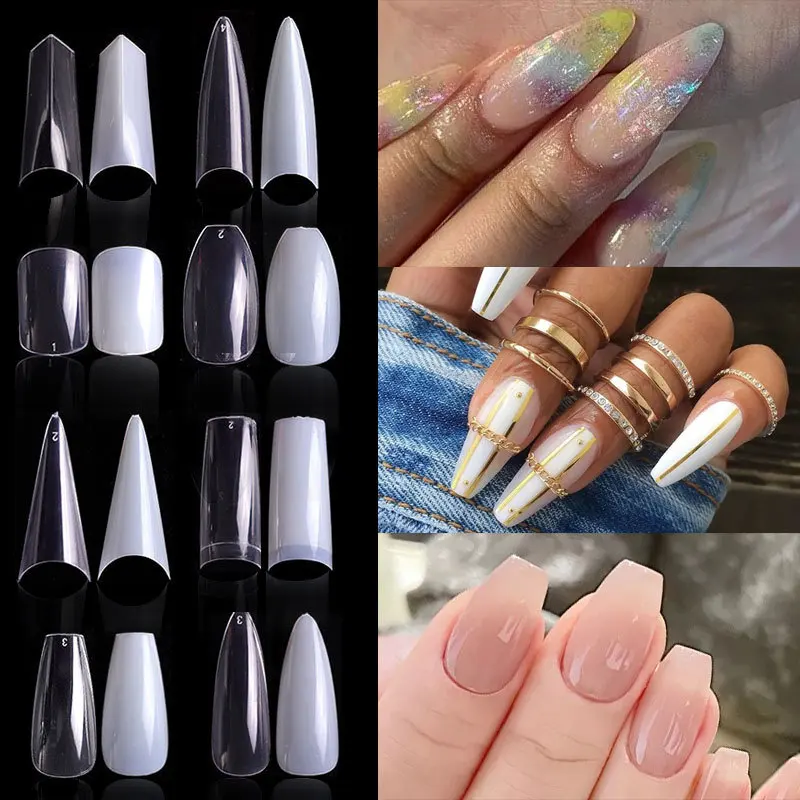Wholesale 500pcs Kit False Nail Art tip French Long For Salon Manicure false, Nails Acrylic Accessories Half Full Finger Toe Tip
Wholesale 500pcs Kit False Nail Art tip French Long For Salon Manicure false, Nails Acrylic Accessories Half Full Finger Toe Tip