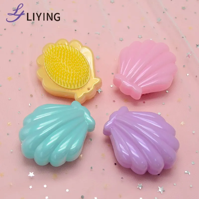 LIYING Wholesale Plastic Hair Detangler Brush Mermaid Shell Shape Detangling Hair Brush Custom Logo
LIYING Wholesale Plastic Hair Detangler Brush Mermaid Shell Shape Detangling Hair Brush Custom Logo