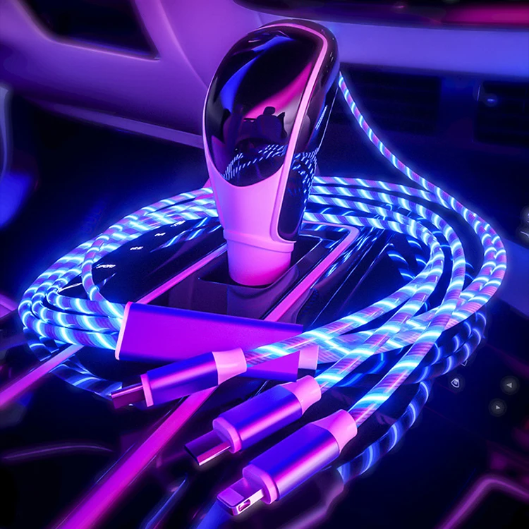 Wholesale 3 in 1 Flowing Light Cable LED Running Light Usb Cable Colored Micro Usb Cable, Blue,multicolor,red,green
Wholesale 3 in 1 Flowing Light Cable LED Running Light Usb Cable Colored Micro Usb Cable, Blue,multicolor,red,green