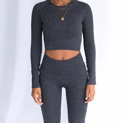 Women's Classic Training Workout Sports Seamless Bra And Leggings Yoga Set Wholesale
Women's Classic Training Workout Sports Seamless Bra And Leggings Yoga Set Wholesale